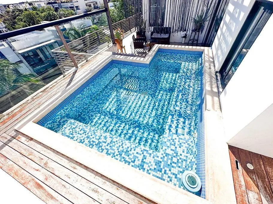 Apartment Ferienwohnung Espectacular Penthouse Tulum Mexiko